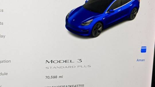 2019 Tesla Model 3 5YJ3E1EA2KF427111