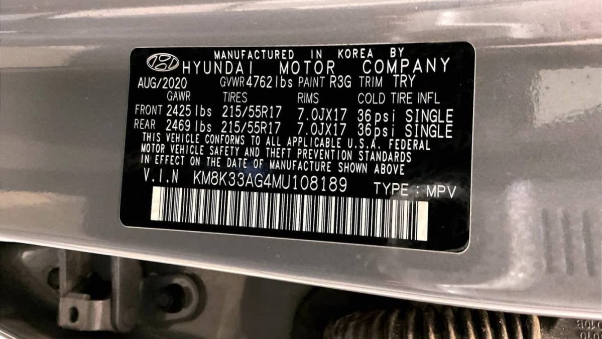 2021 Hyundai Kona Electric KM8K33AG4MU108189