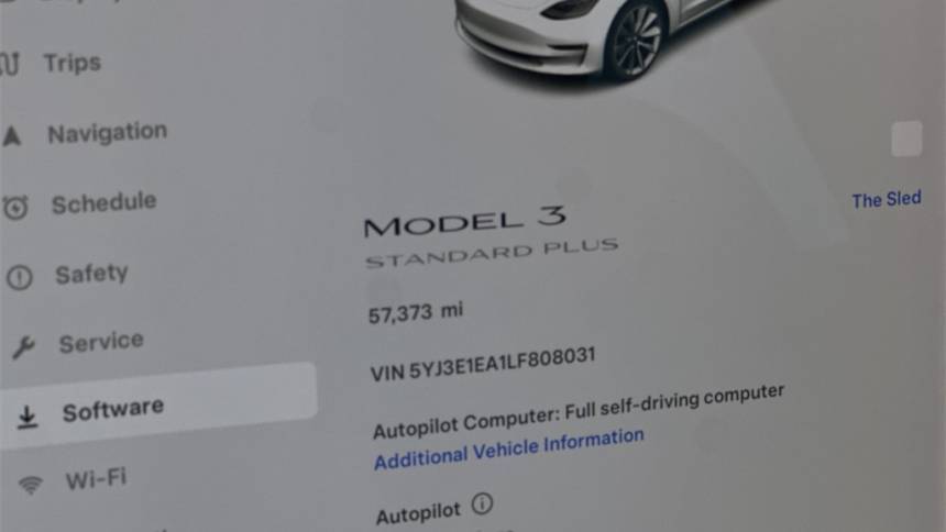 2020 Tesla Model 3 5YJ3E1EA1LF808031