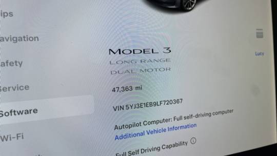 2020 Tesla Model 3 5YJ3E1EB9LF720367