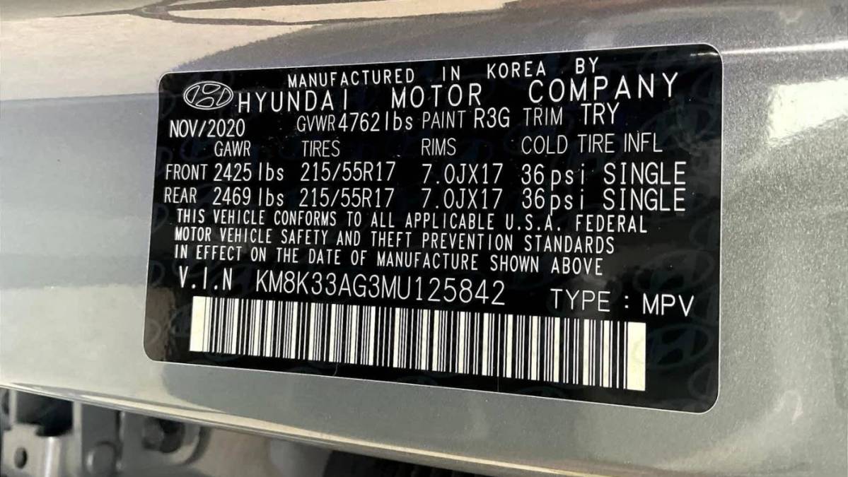 2021 Hyundai Kona Electric KM8K33AG3MU125842