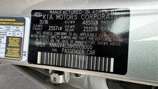 2017 Kia Optima KNAGV4LD8H5009000