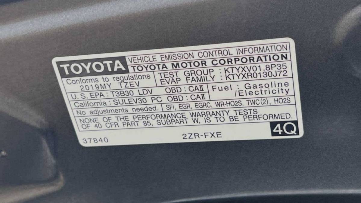 2019 Toyota Prius Prime JTDKARFP7K3119129