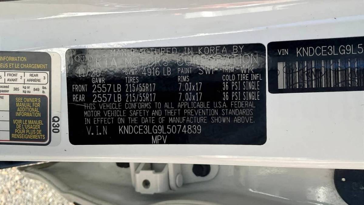 2020 Kia NIRO EV KNDCE3LG9L5074839