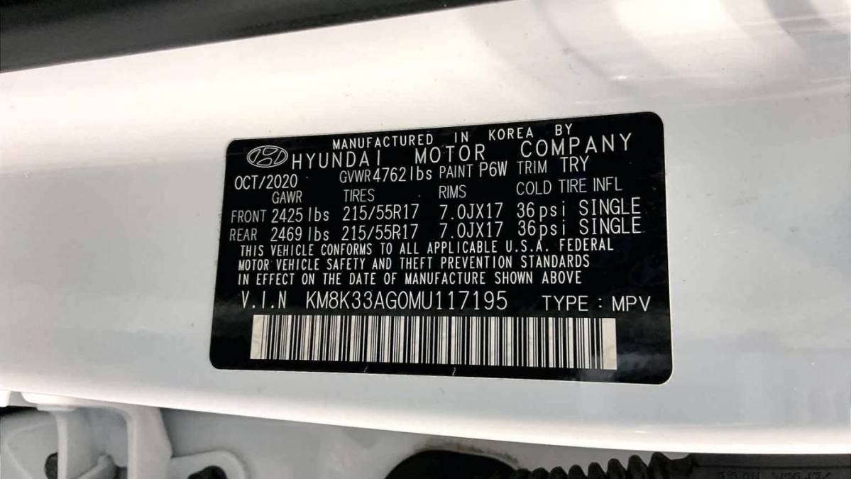 2021 Hyundai Kona Electric KM8K33AG0MU117195