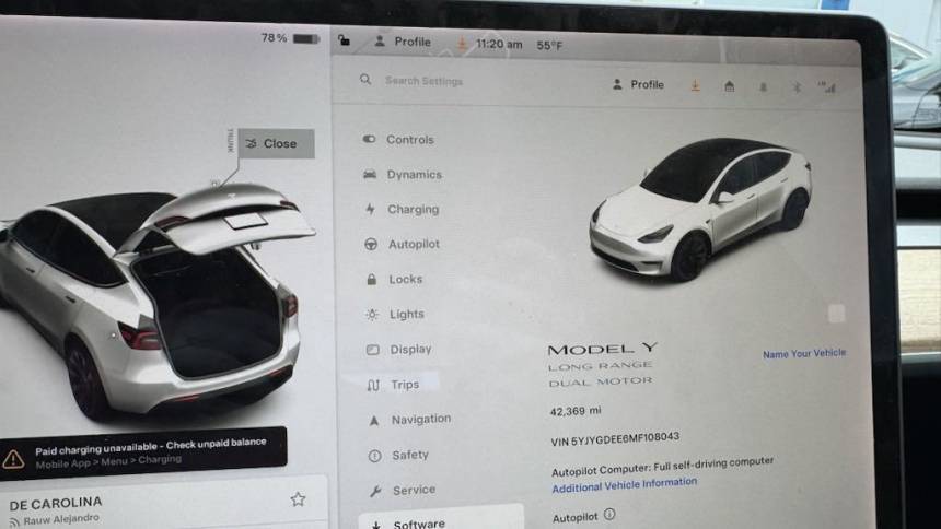 2021 Tesla Model Y 5YJYGDEE6MF108043