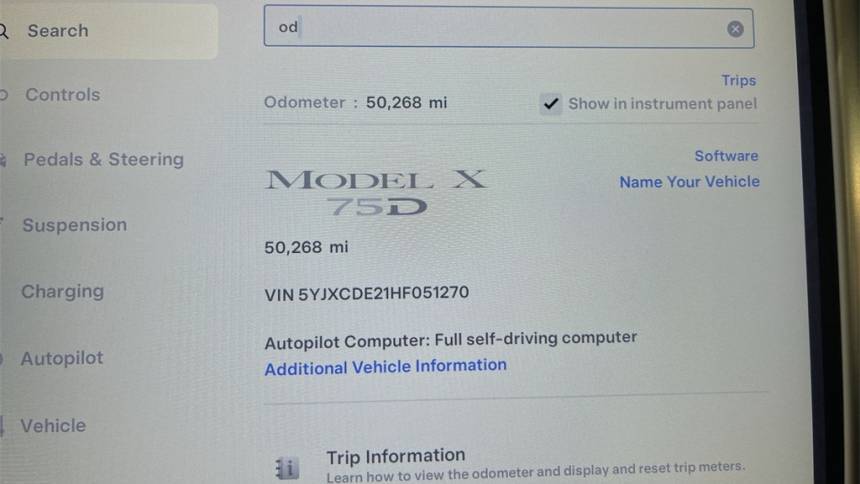 2017 Tesla Model X 5YJXCDE21HF051270