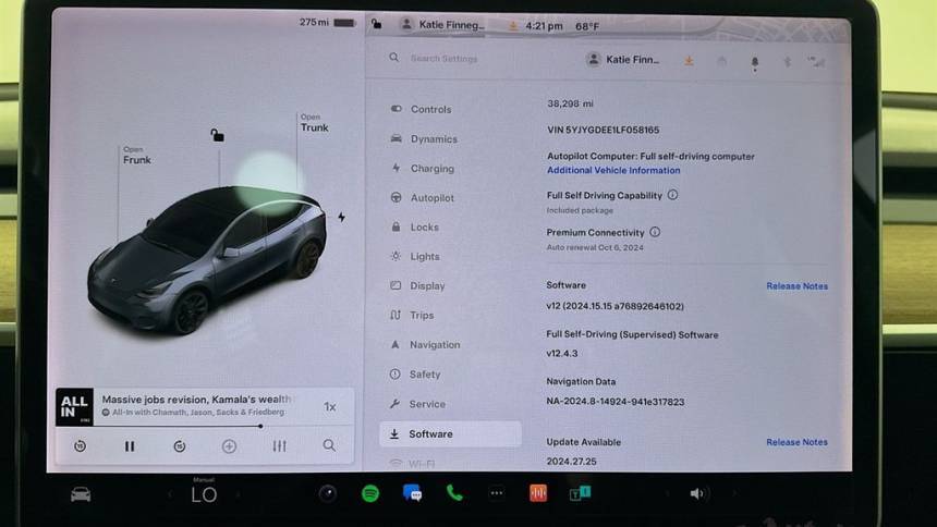 2020 Tesla Model Y 5YJYGDEE1LF058165