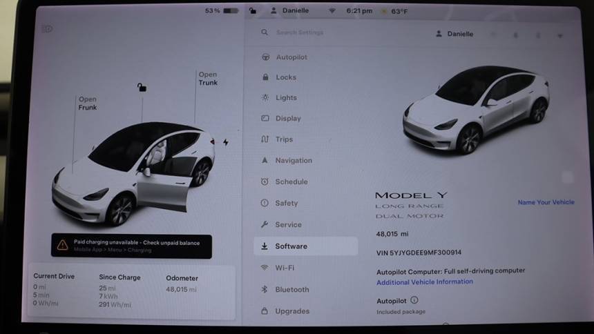 2021 Tesla Model Y 5YJYGDEE9MF300914