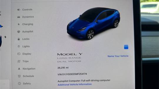 2021 Tesla Model Y 5YJYGDEE5MF254174