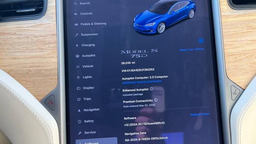 2018 Tesla Model S 5YJSA1E20JF262352