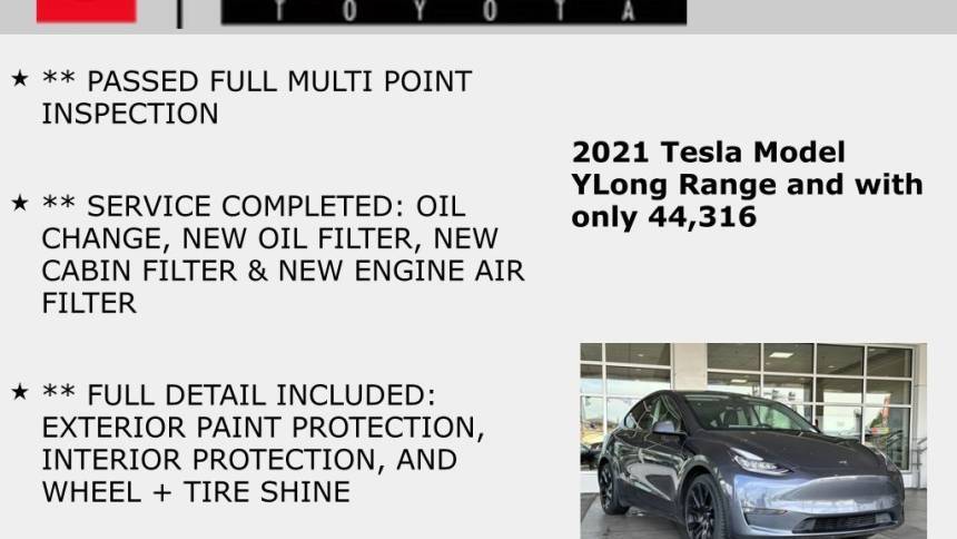 2021 Tesla Model Y 5YJYGDEE5MF121205