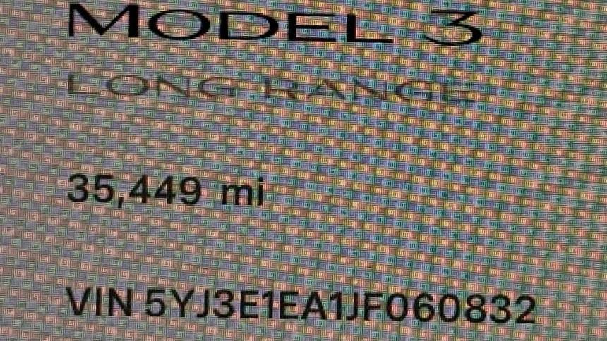 2018 Tesla Model 3 5YJ3E1EA1JF060832