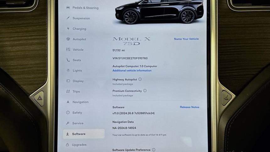 2016 Tesla Model X 5YJXCBE27GF010760