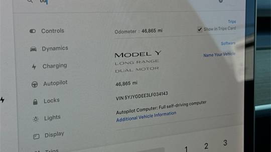 2020 Tesla Model Y 5YJYGDEE3LF034143