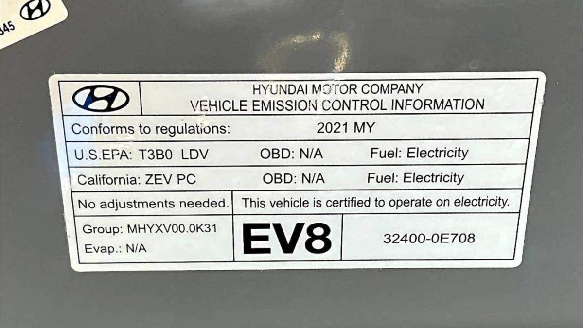 2021 Hyundai Kona Electric KM8K33AG5MU126782