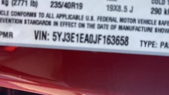 2018 Tesla Model 3 5YJ3E1EA0JF163658