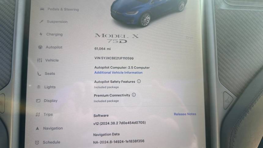 2018 Tesla Model X 5YJXCBE21JF110599