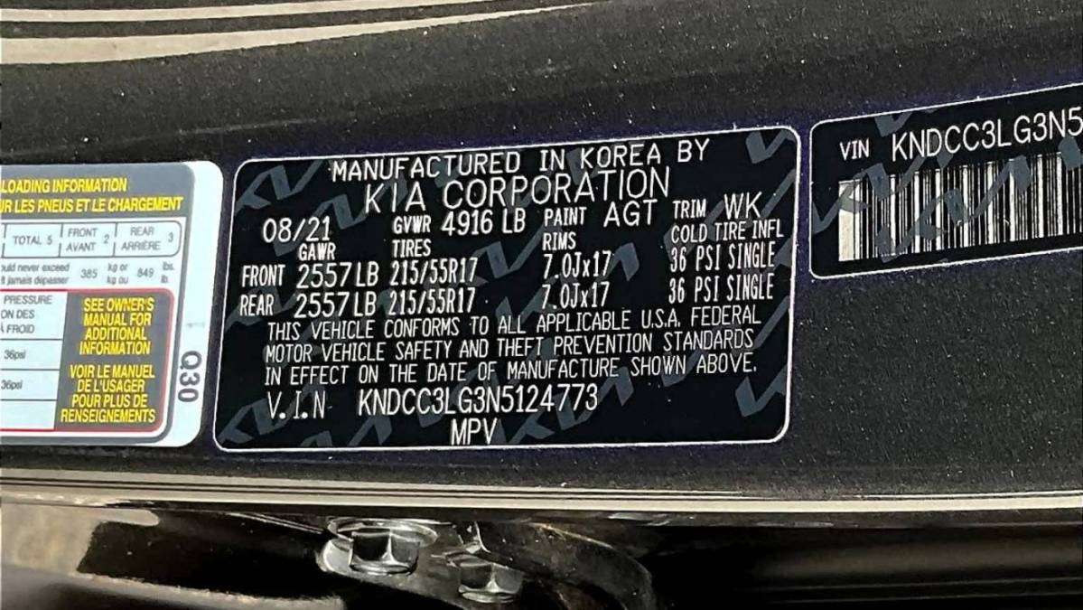 2022 Kia NIRO EV KNDCC3LG3N5124773