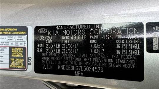 2020 Kia NIRO EV KNDCE3LG7L5034579