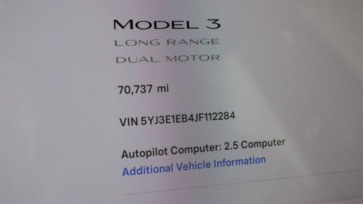 2018 Tesla Model 3 5YJ3E1EB4JF112284