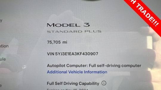 2019 Tesla Model 3 5YJ3E1EA3KF430907