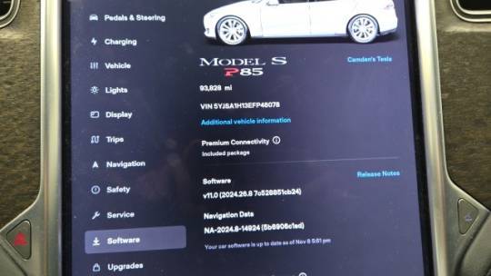 2014 Tesla Model S 5YJSA1H13EFP48078