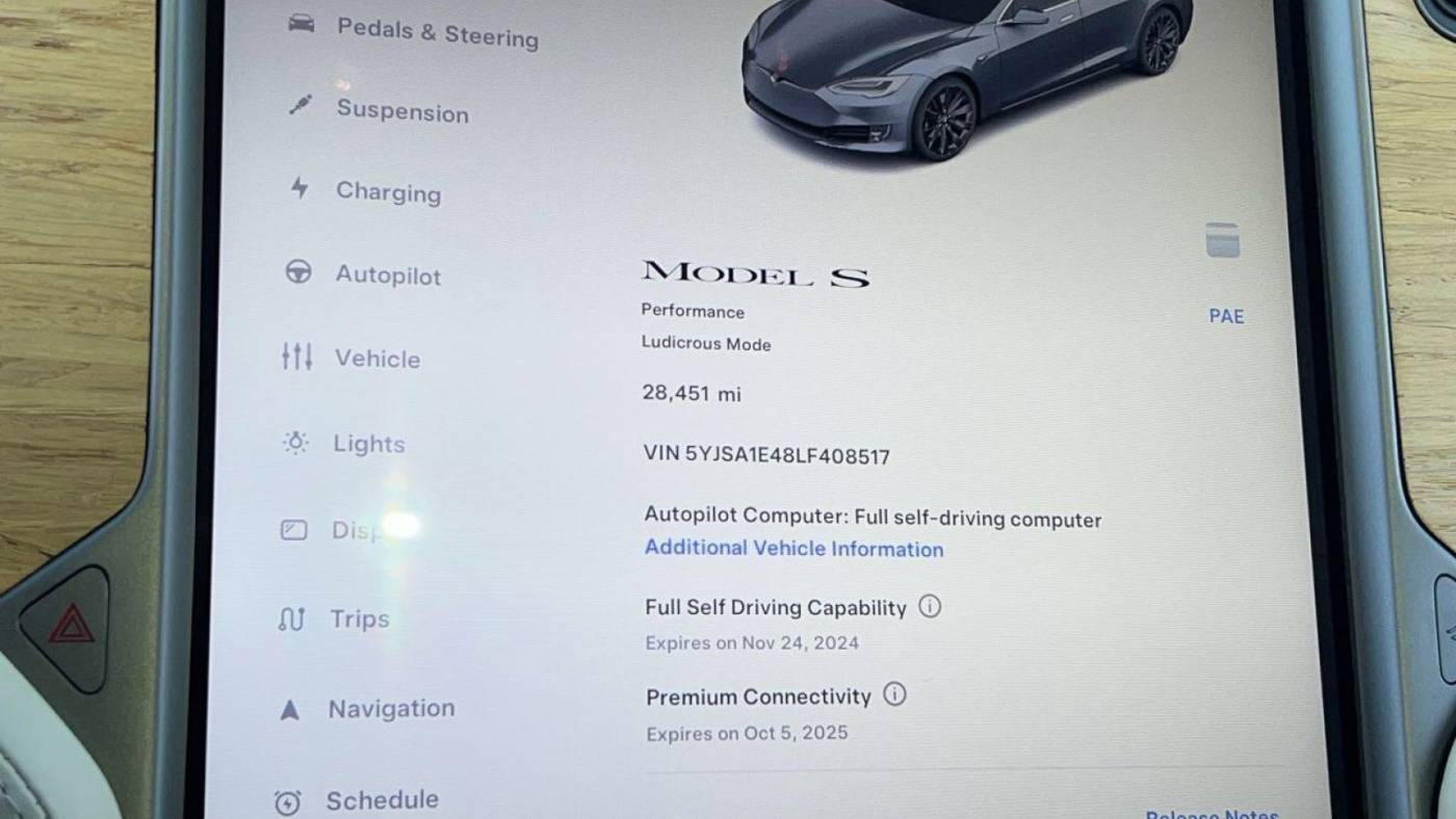 2020 Tesla Model S 5YJSA1E48LF408517