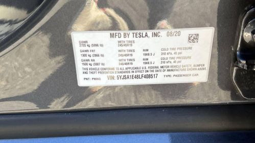 2020 Tesla Model S 5YJSA1E48LF408517