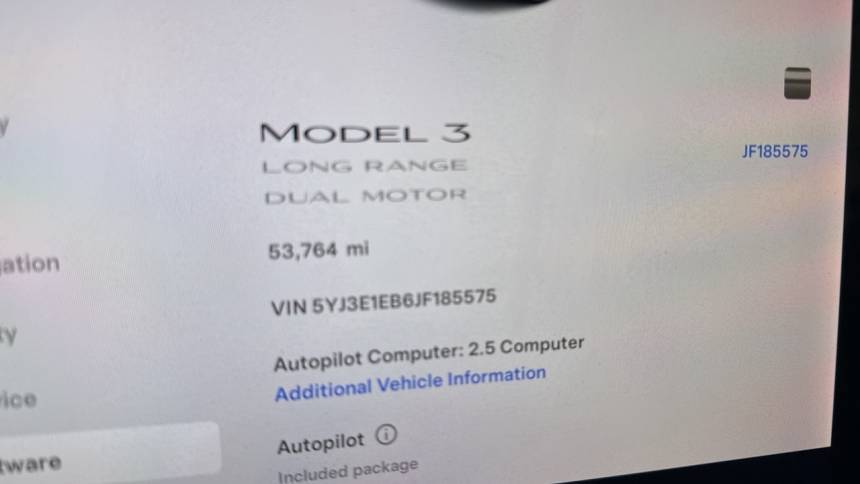 2018 Tesla Model 3 5YJ3E1EB6JF185575