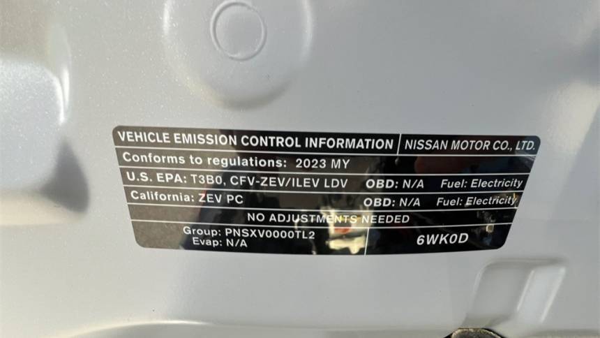 2023 Nissan LEAF 1N4AZ1BV3PC557377