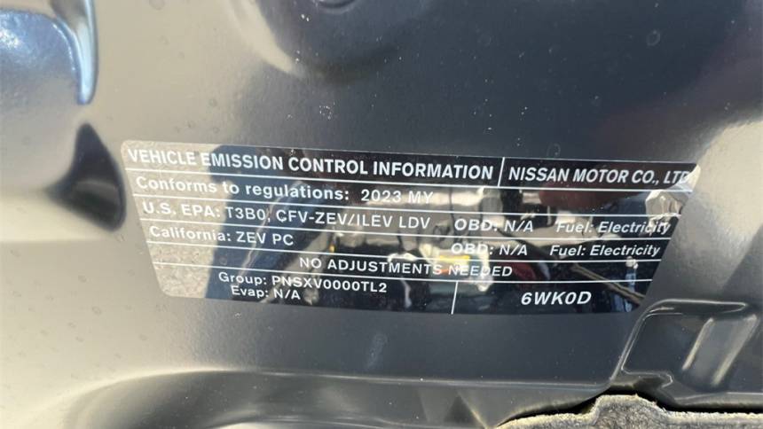 2023 Nissan LEAF 1N4AZ1BV2PC557614