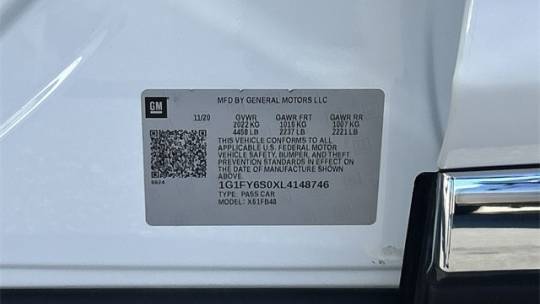 2020 Chevrolet Bolt 1G1FY6S0XL4148746