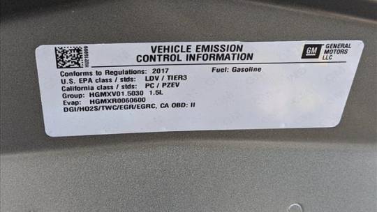 2017 Chevrolet VOLT 1G1RD6S58HU215999