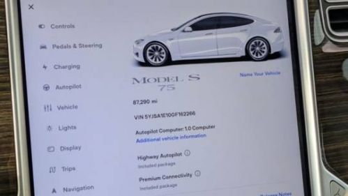 2016 Tesla Model S 5YJSA1E10GF162266