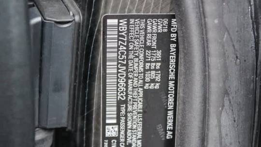 2018 BMW i3 WBY7Z4C57JVD96632