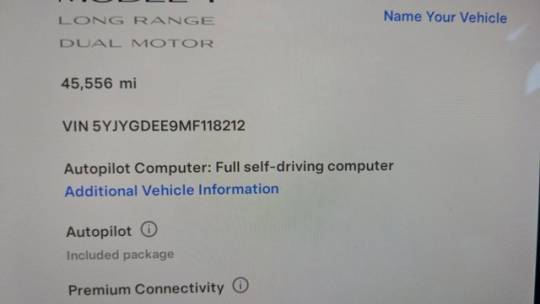 2021 Tesla Model Y 5YJYGDEE9MF118212