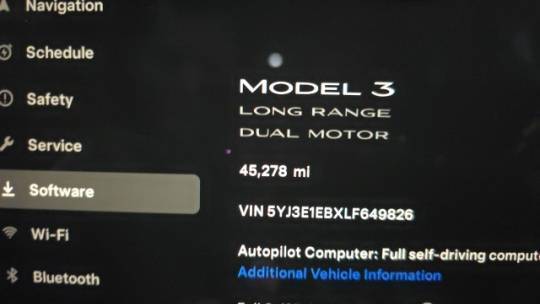 2020 Tesla Model 3 5YJ3E1EBXLF649826