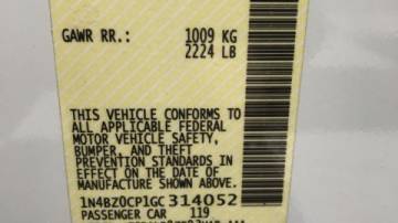 2016 Nissan LEAF 1N4BZ0CP1GC314052