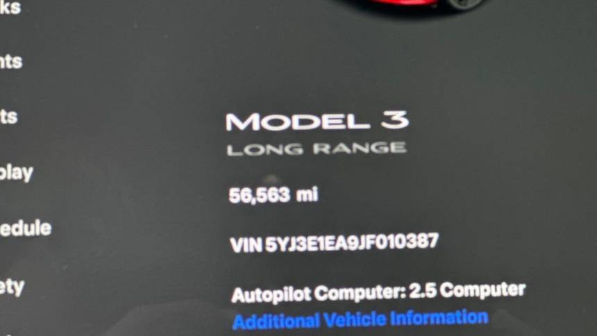 2018 Tesla Model 3 5YJ3E1EA9JF010387