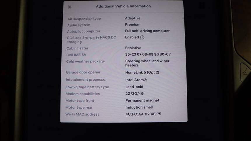 2021 Tesla Model S 5YJSA1E2XMF425450