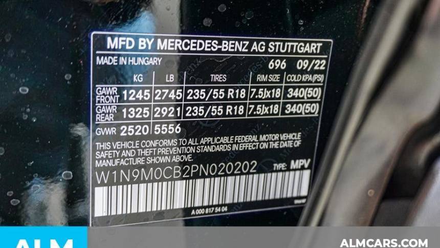 2023 Mercedes EQB W1N9M0CB2PN020202