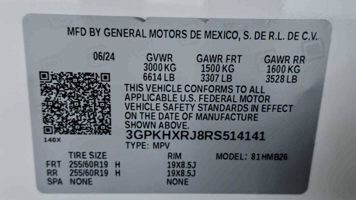 2024 Honda Prologue 3GPKHXRJ8RS514141