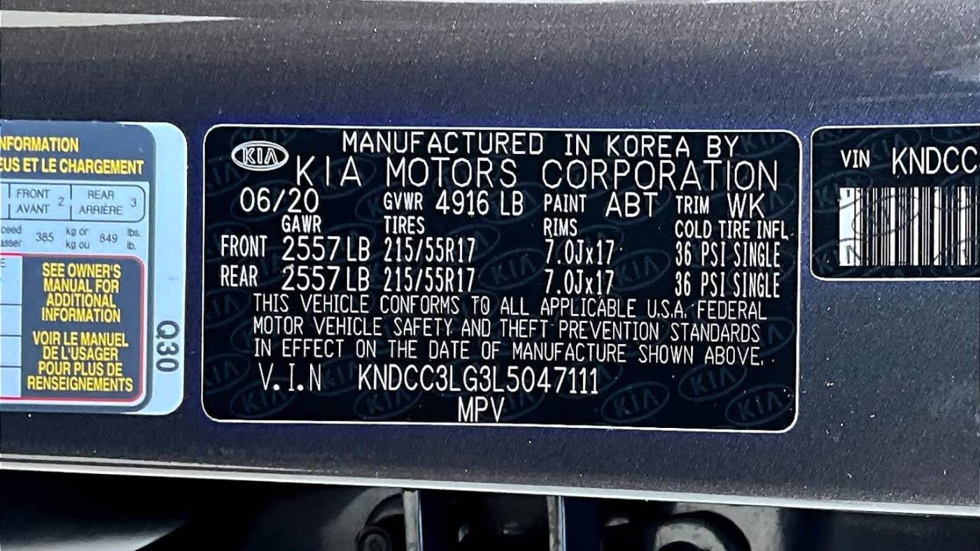 2020 Kia NIRO EV KNDCC3LG3L5047111