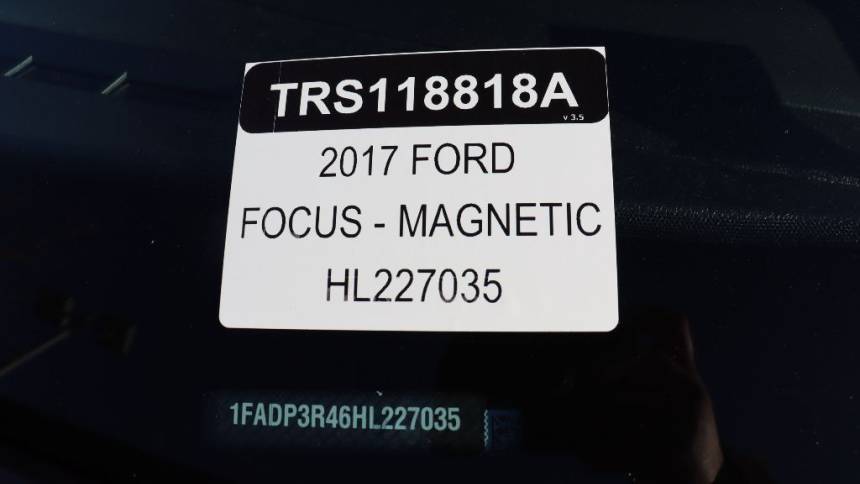 2017 Ford Focus 1FADP3R46HL227035