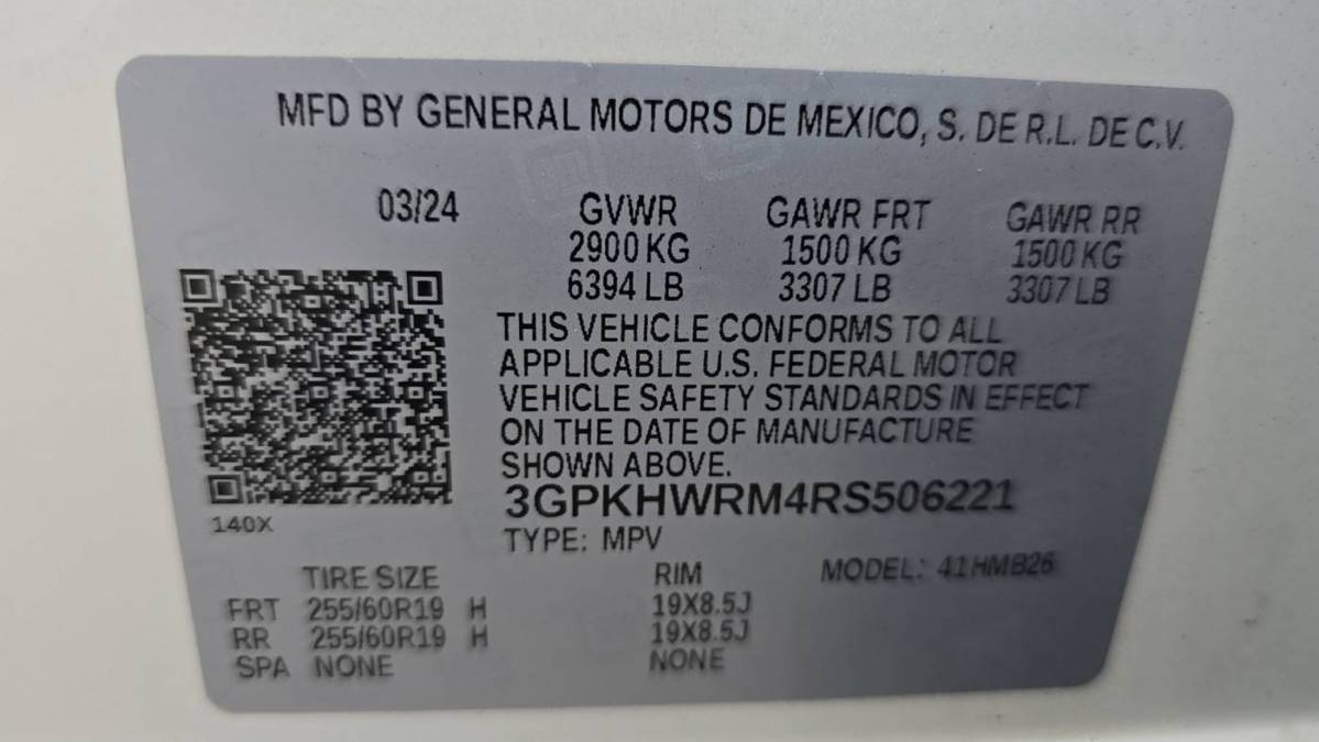 2024 Honda Prologue 3GPKHWRM4RS506221