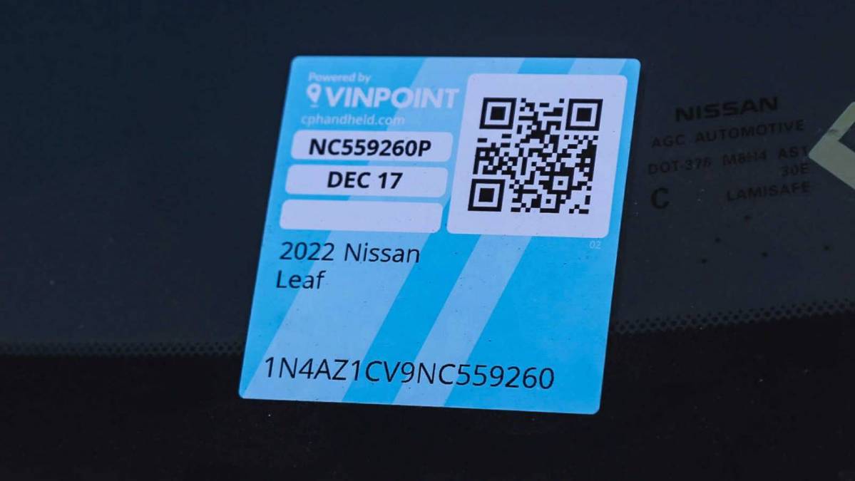 2022 Nissan LEAF 1N4AZ1CV9NC559260