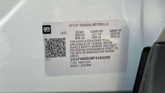 2023 Chevrolet Bolt 1G1FW6S08P4164259