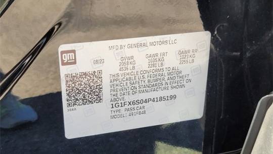 2023 Chevrolet Bolt 1G1FX6S04P4185199