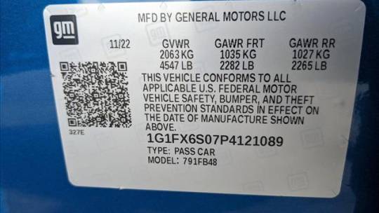 2023 Chevrolet Bolt 1G1FX6S07P4121089